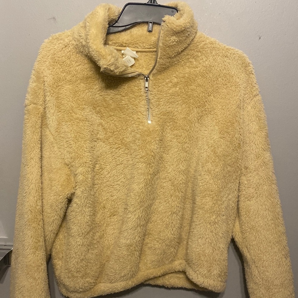 H&M fuzzy furry pull over